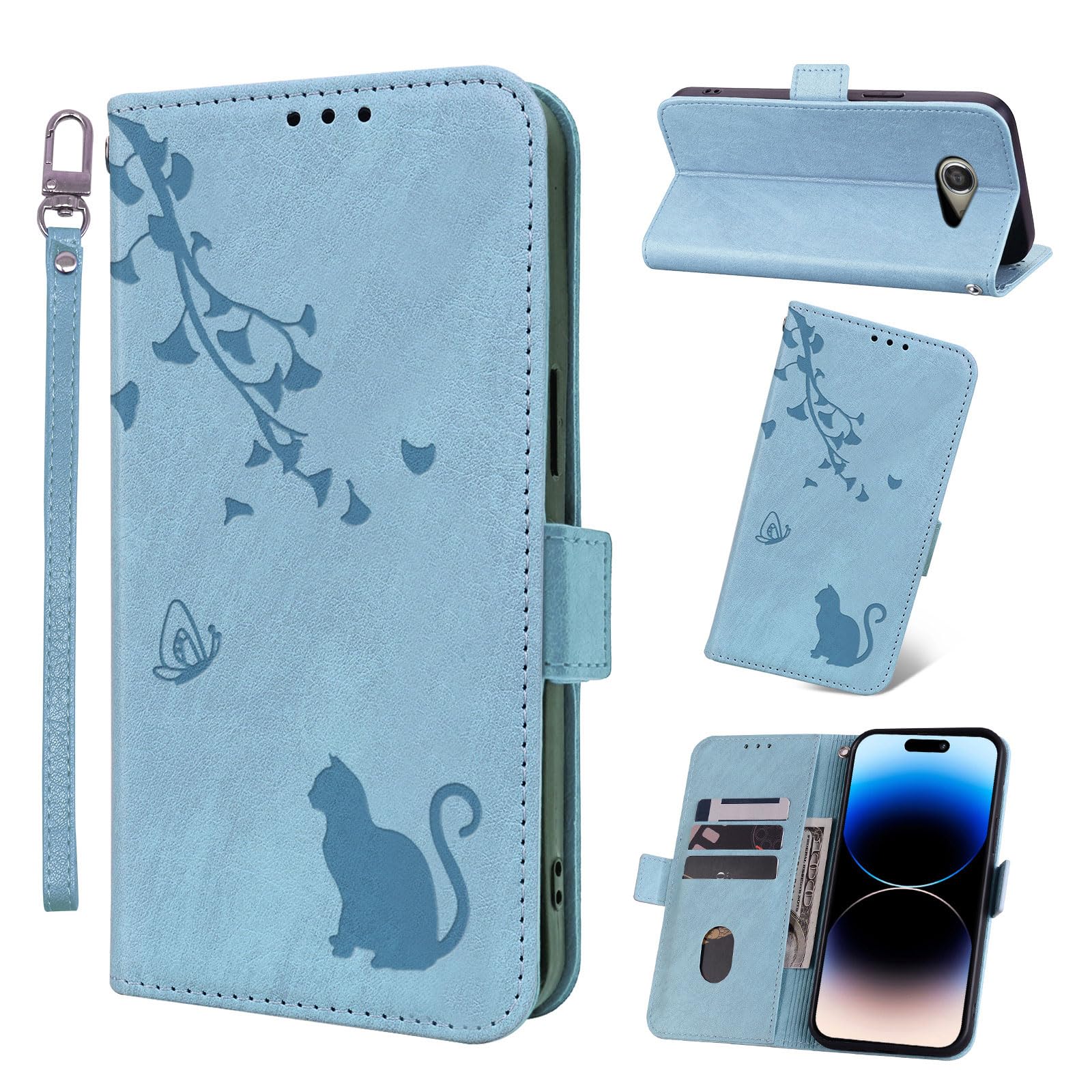 Amazon.co.jp: Jajaful 適用 Basio kyv47 ケース 手帳型 ベイシオ4